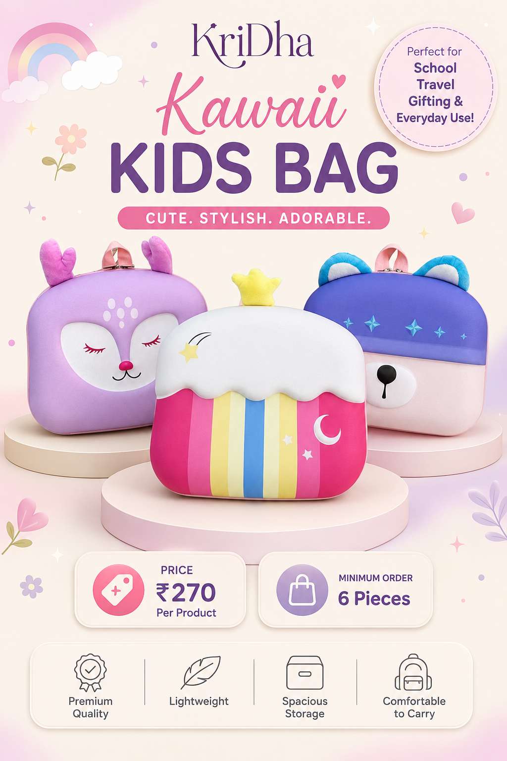 Kawaii Kids Bag — Classic