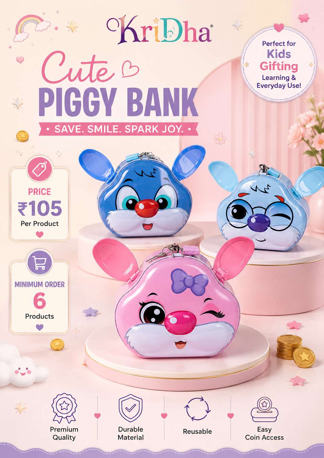 Cute Piggy Bank