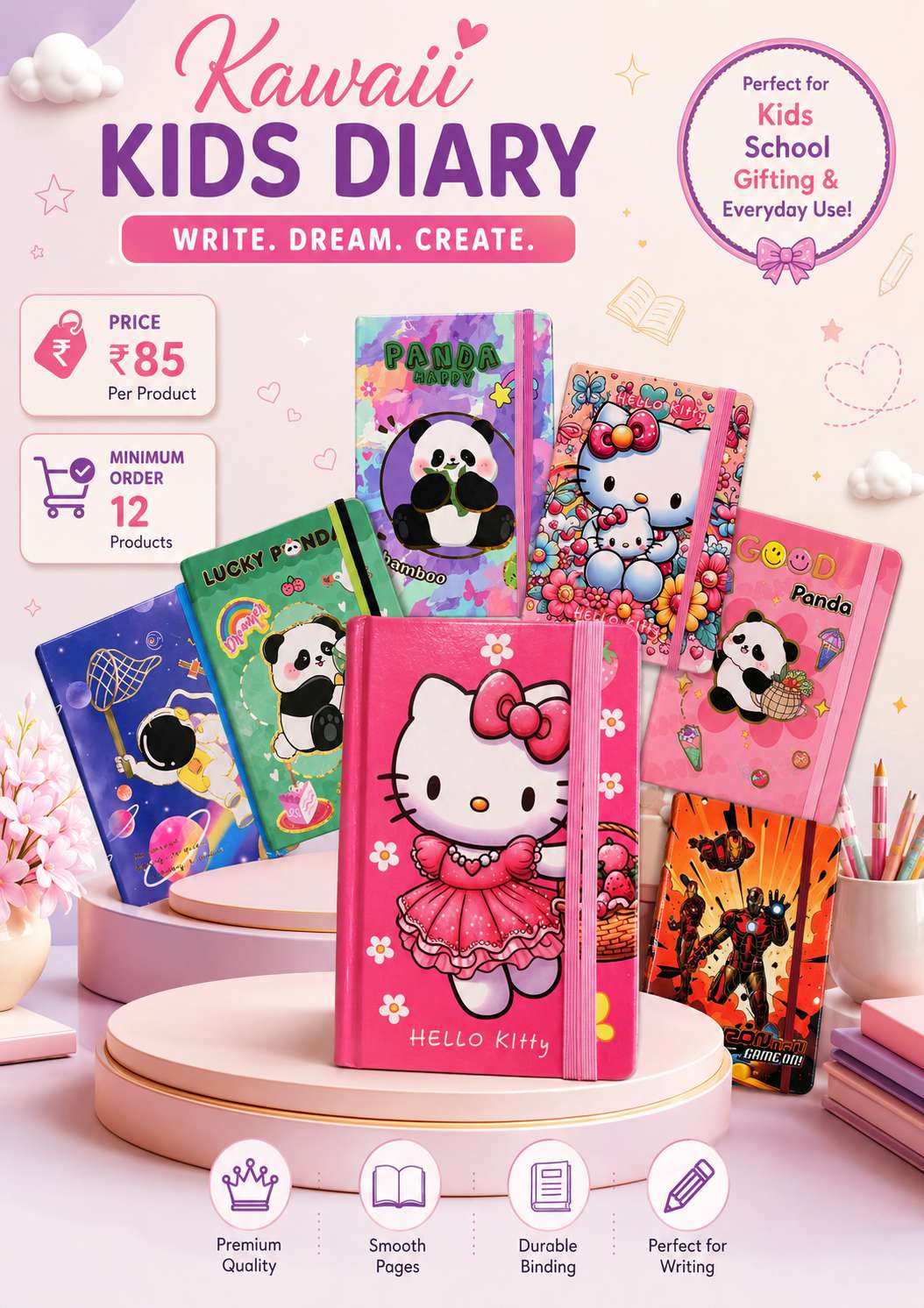 Kawaii Kids Diary