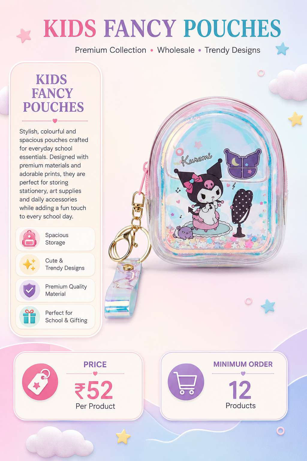Kids Fancy Pouches