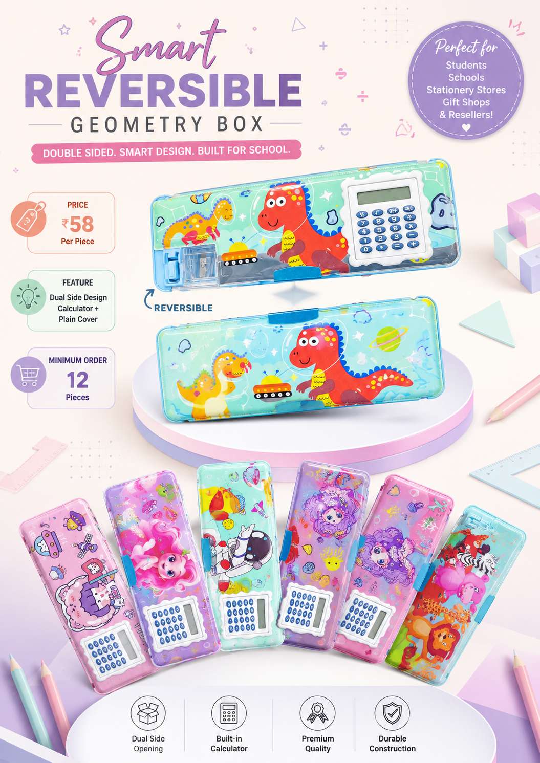 Smart Reversible Geometry Box